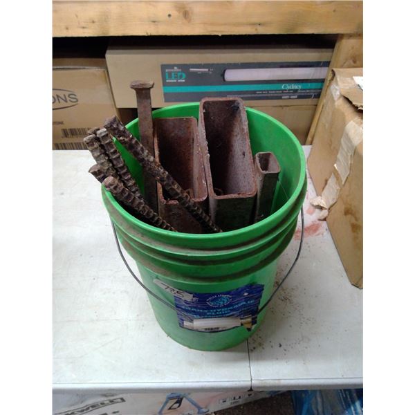 Bucket of Metal Parts