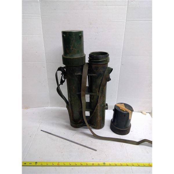 375 MK1 Mortal Round Carry Case (1967) Full of Hobart 418 Stick Electrodes