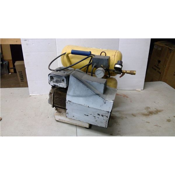 Yellow Air Compressor