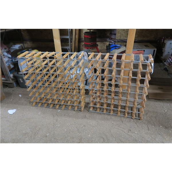 2 Wine Display Racks - 9x32x32"
