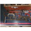 Image 3 : WOODEN BOX W/ CLAMPS & PIPE CUTTERS