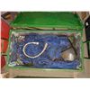 Image 1 : TOOL BOX FILLED W/ BLUE HAY NETS