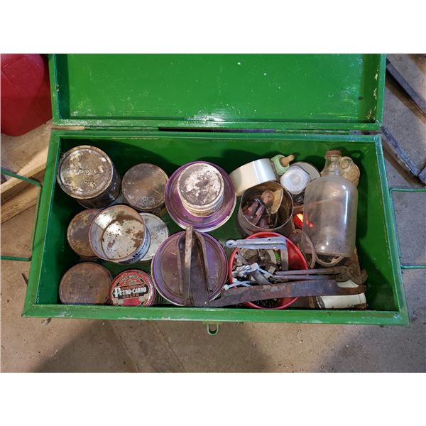 TOOL BOX FILLED W/ TOOLS