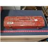 Image 3 : RED MASTERCRAFT TOOL BOX FILLED W/ TOOLS