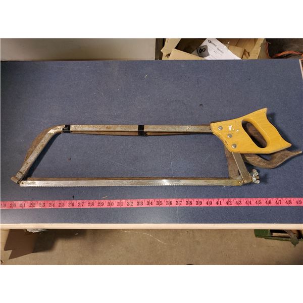 2 WOODEN HANDLE SAWS