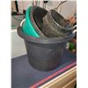 Image 1 : 2 HORSE BUCKETS & 3 PAILS