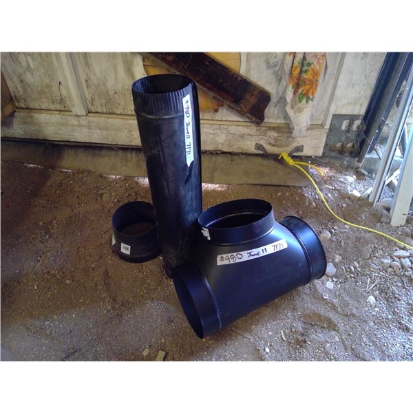 3x Assorted Chimney Pipes