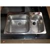 Image 1 : STAINLESS DOUBLE SINK 31 X 20.5"