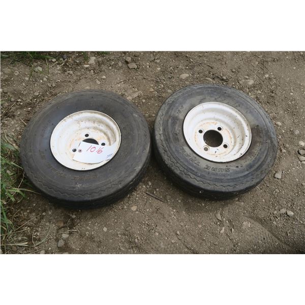 2 Trailer Tires/Rims - 5.70-8
