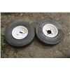 Image 1 : 2 Trailer Tires/Rims - 5.70-8