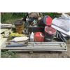 Image 1 : Pallet of misc. - Exhaust Bellows, Jerry Can, etc.