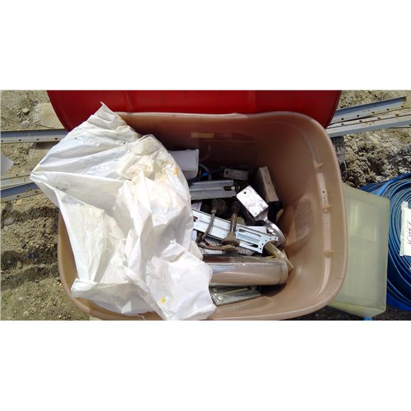 Pallet of Oil Drum, Bale Twine, Misc. Parts