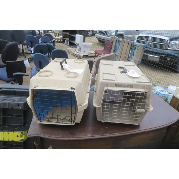 2 Pet Carriers - 12x12x20 in. Internal Dim.