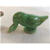 Image 2 : Ceramic birds + green goose ornaments