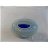 Image 2 : Heavy blown glass vase - oval shaped