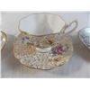 Image 3 : (3) matching teacup + saucers - Queen Anne (5398), Aynsley (16199), N (Japan)