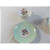 Image 2 : (2) matching teacup + saucers - N & C Bone China (England) + Royal Albert Bone China (England) - Ken