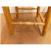 Image 3 : *(2) Counter height wooden stools - 23" tall