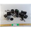 Image 1 : LOT - Camera Lens + Camera's + lens cases