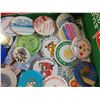 Image 3 : Box of pinback buttons - assorted