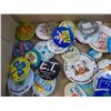 Image 3 : Box of pinback buttons - assorted