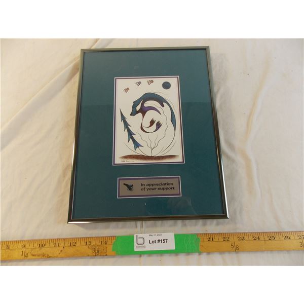 Ernie Scoles framed artwork #/99