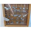 Image 4 : Spoon display wall hanging with glass door