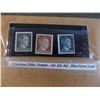 Image 2 : (4) German war-era Hitler Stamps + (1) Lenin stamp