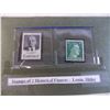 Image 3 : (4) German war-era Hitler Stamps + (1) Lenin stamp