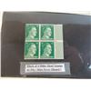 Image 3 : German war-era (1) Hitler 6-19 stamp + block of (4) 42pf stamps