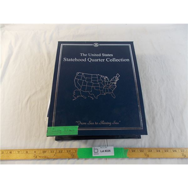 (30) Quarters - Bradford Binder with United Statehood Quarters - Volume 2 (missing Wisconsin)