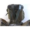 Image 5 : Green canvas hiking bag + bag