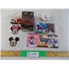 Image 1 : Cast Key puzzle, paper note pads, mickey mouse badges