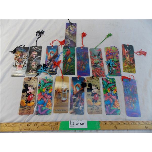 (16) 3D bookmarks - Royce brand