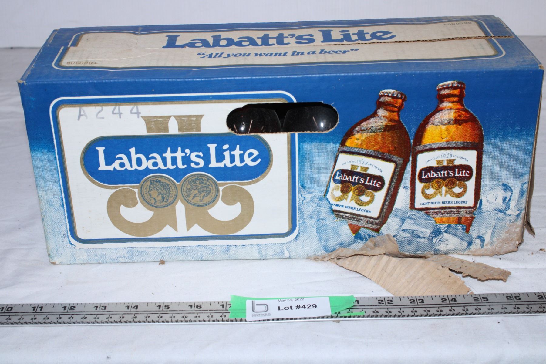 Labatt’s Lite Unopened case (12)