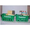 Image 1 : 2 Green boxes with Encyclopedia(12),Encyclopedia Year Book 1960’s1970’s(13)