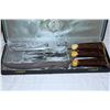 Image 2 : Letter rack,carving set