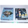 Image 1 : NHL poster puzzle(300 pieces unopened),Diamond shape puzzle (500 piece puzzle)