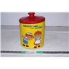 Image 1 : Vintage Raggedy Ann and Andy tin Cookie Jar