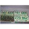 Image 1 : Saskatchewan 1974 License Plates (4)