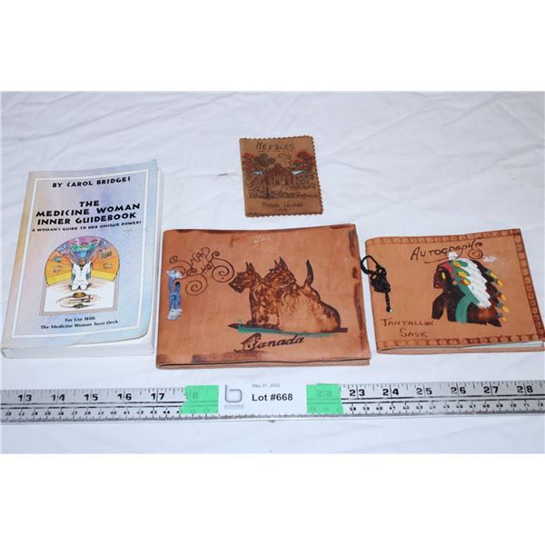 Vintage Leather Souvenir items