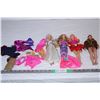 Image 1 : Barbies and ken with Clothing accessories