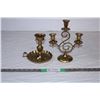 Image 1 : Brass Candle Holders (2)