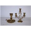 Image 4 : Brass Candle Holders (2)