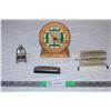 Image 1 : Harmonica,clocks,misc item