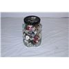 Image 2 : Peanut butter teddy jars with various Buttons (2)