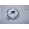 Image 6 : Amethyst 18k white Gold filled ring Size?