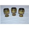 Image 2 : Brass Plate and cups (7 pieces)
