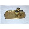 Image 4 : Brass Plate and cups (7 pieces)