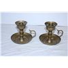 Image 2 : Brass Candle Holders (2)